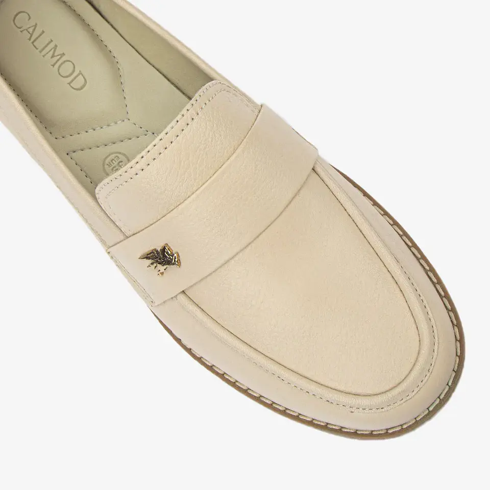 Mocasín Mujer Marfil 3CE6002 4
