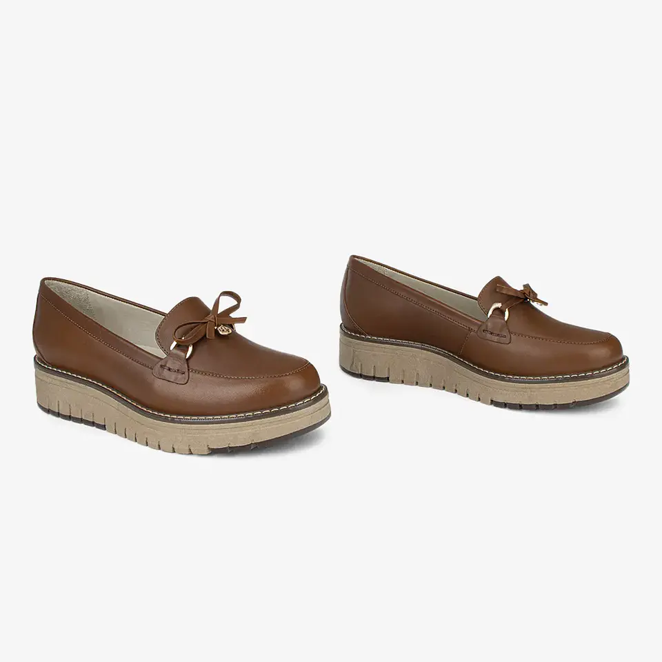 Mocasin De Damas Cogñac 3CJ8003 2