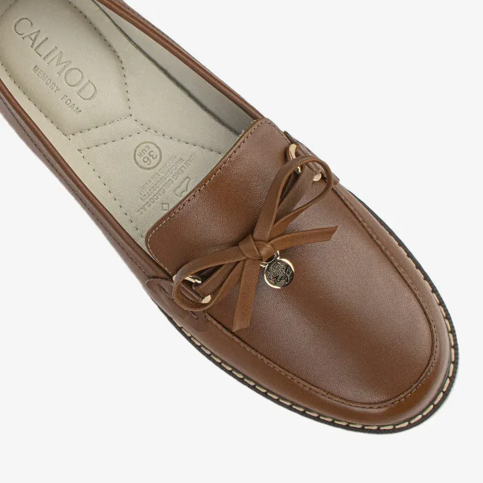 Mocasin De Damas Cogñac 3CJ8003 4
