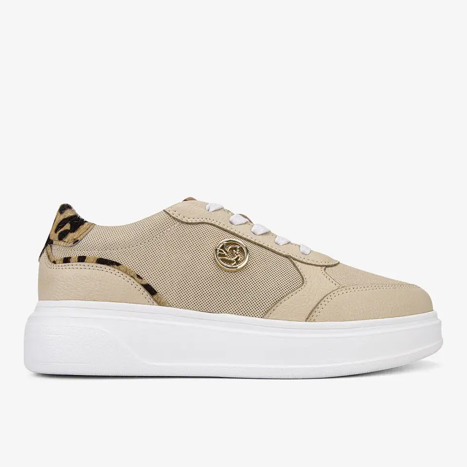 Zapatillas Mujer Marfil 1