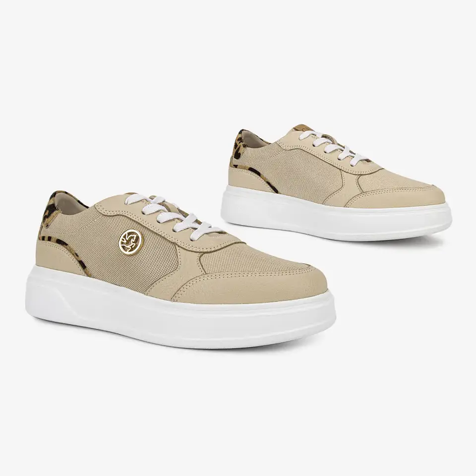 Zapatillas Mujer Marfil 3