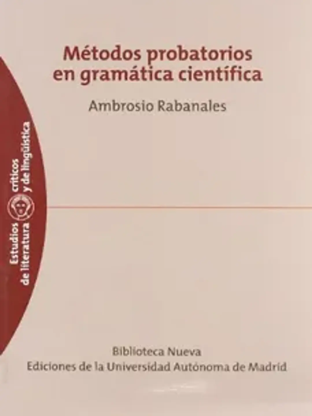 Métodos probatorios en gramática científica 1