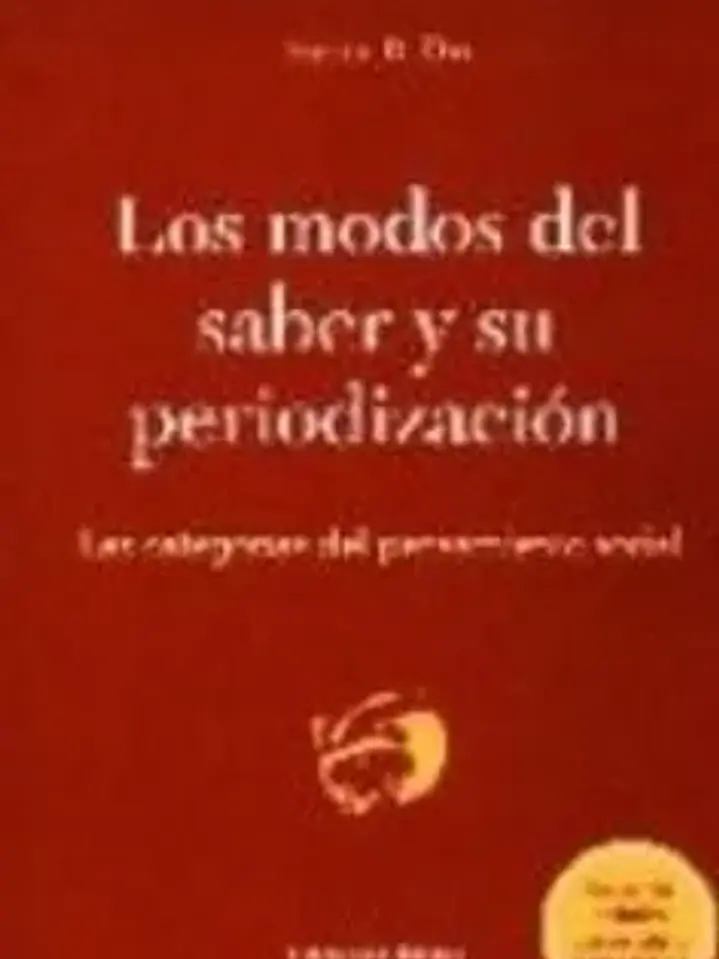 Los modos del saber y su periodizacion 1
