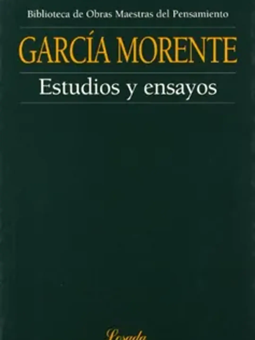 Estudios y ensayos 1