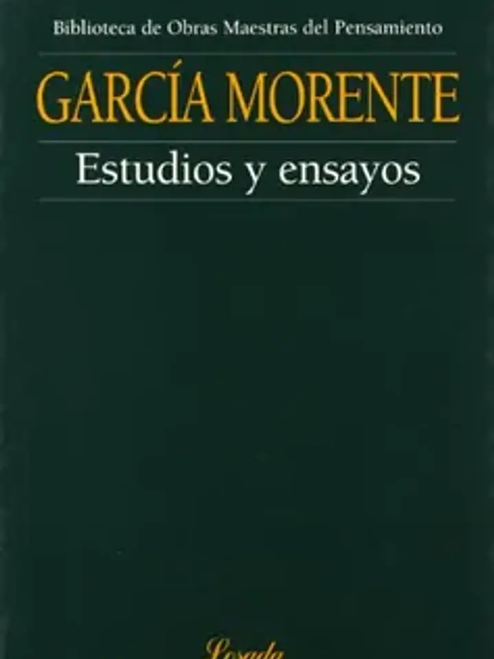 Estudios y ensayos 1