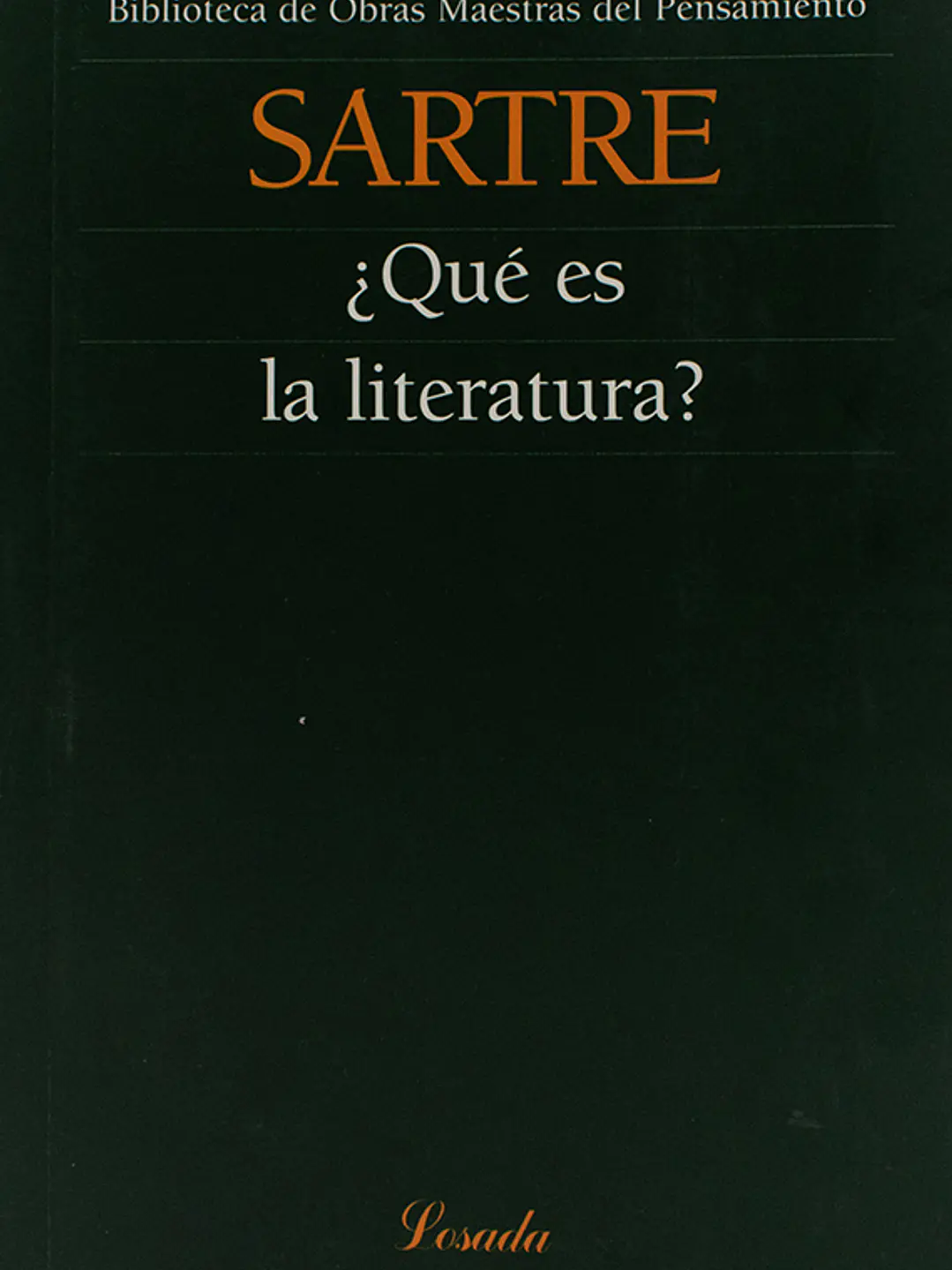Qué es la literatura? 1