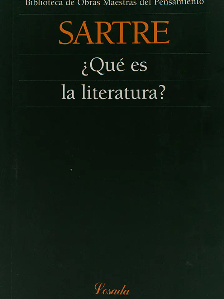 Qué es la literatura? 1