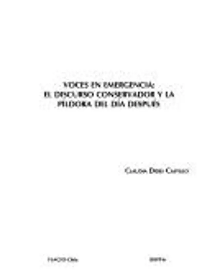Voces en emergencia 1