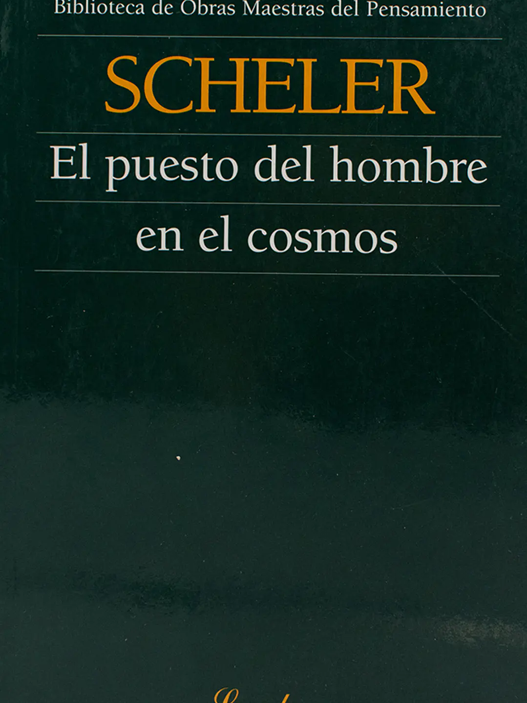 El puesto del hombre en el cosmos 1