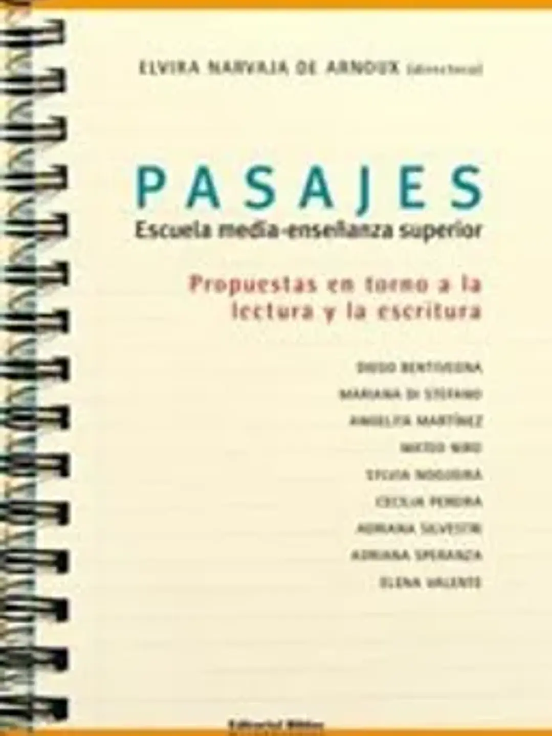 Pasajes, escuela media-enseñanza superior (spanish edition) 1