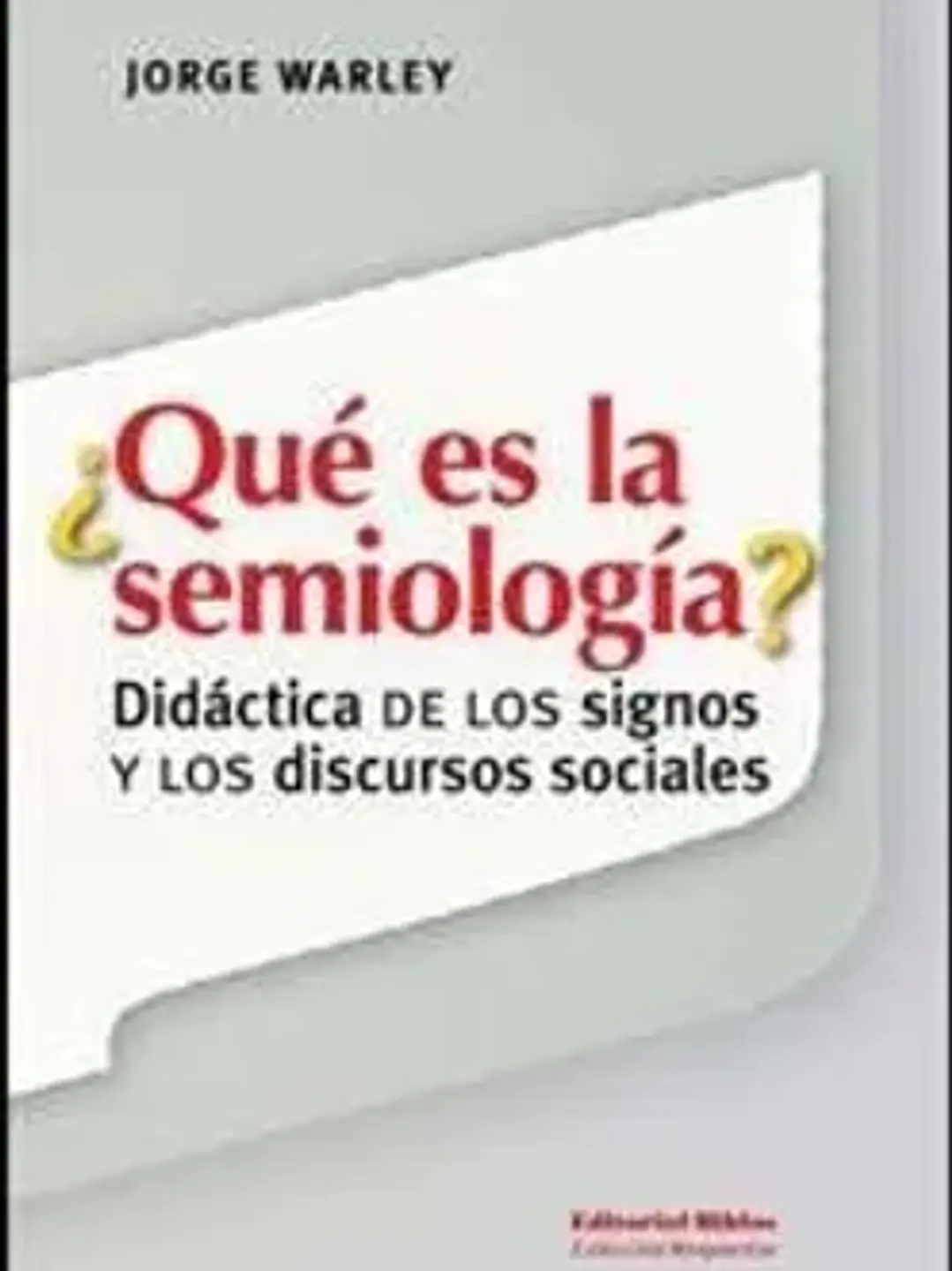 Qué es la semiología? 1