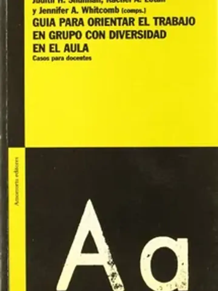 Guia para orientar el trabajo en grupo con diversidad en el aula: casos para docentes 1