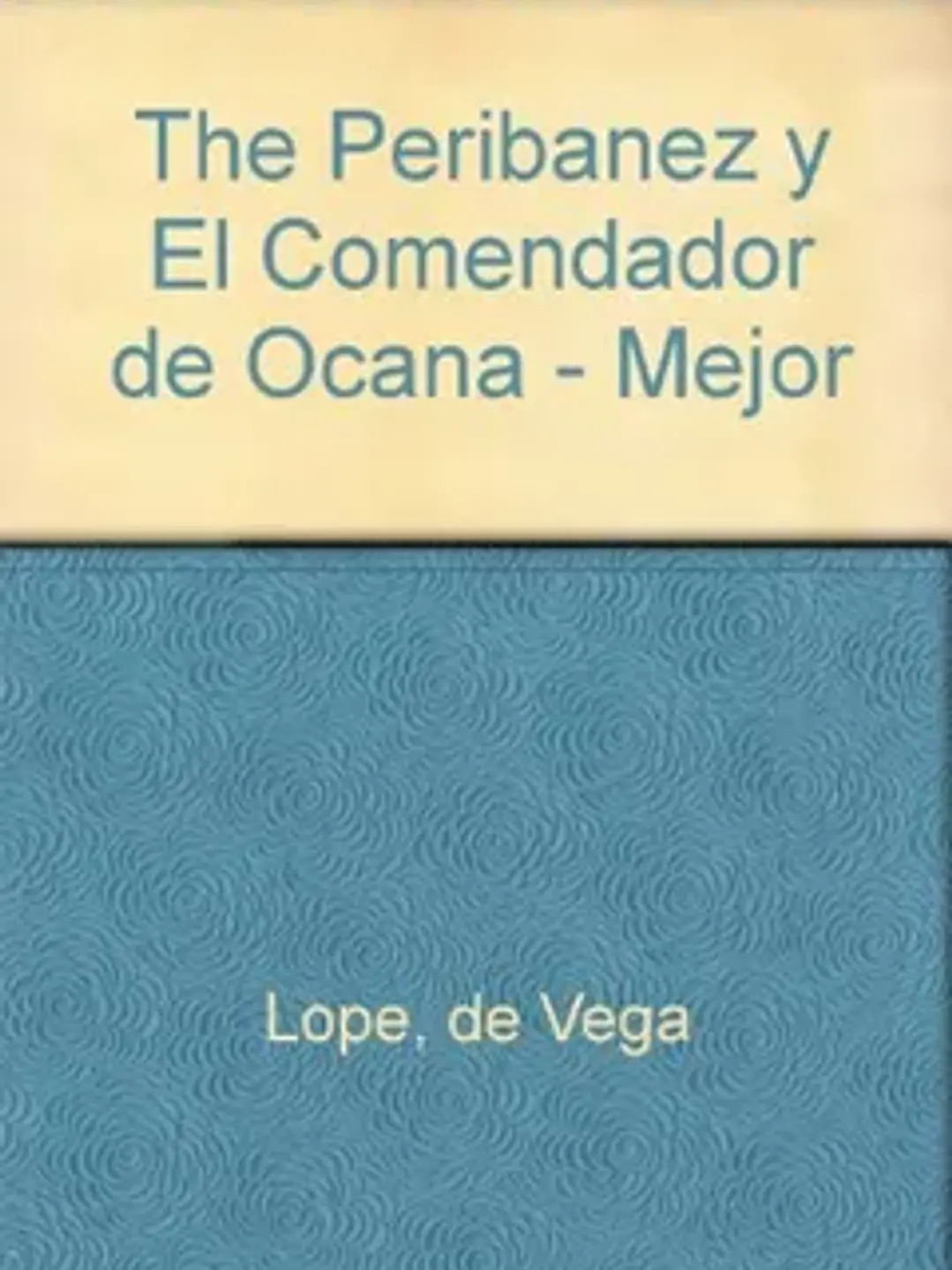 The peribanez y el comendador 1