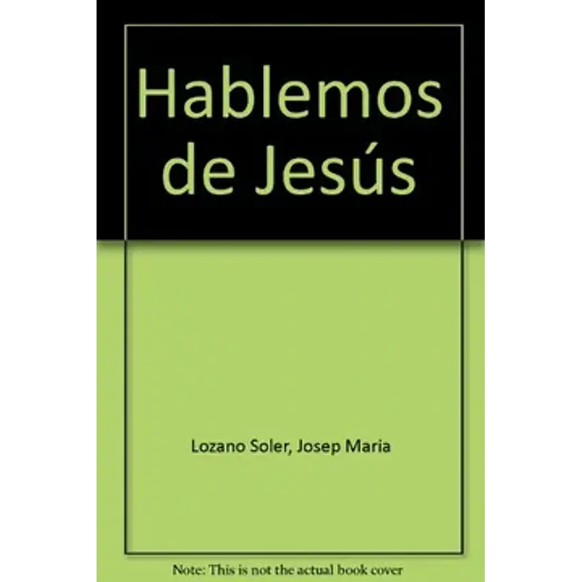 Hablemos de Jesús t/d 1