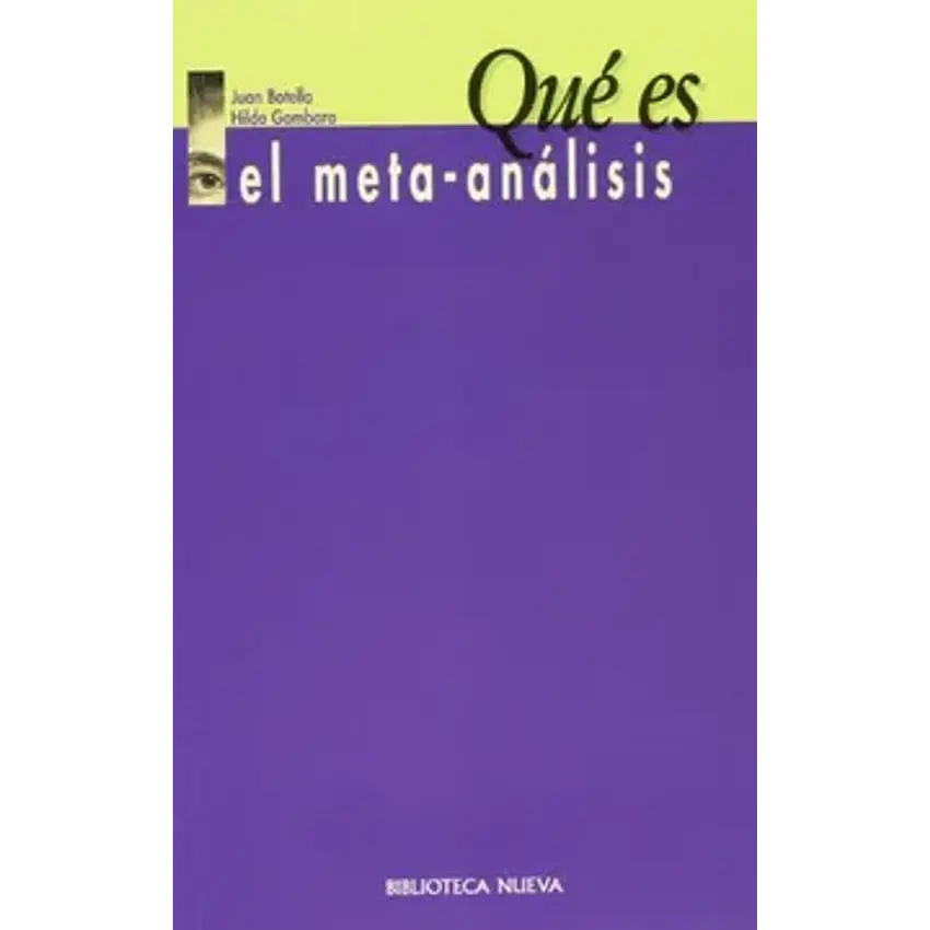 Qué es el meta-análisis 1