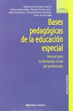 Bases pedagógicas de la educación
