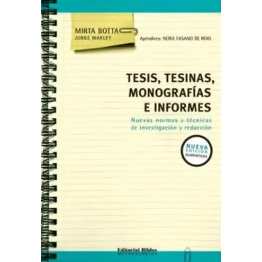 Tesis, tesinas, monografias e informes 1