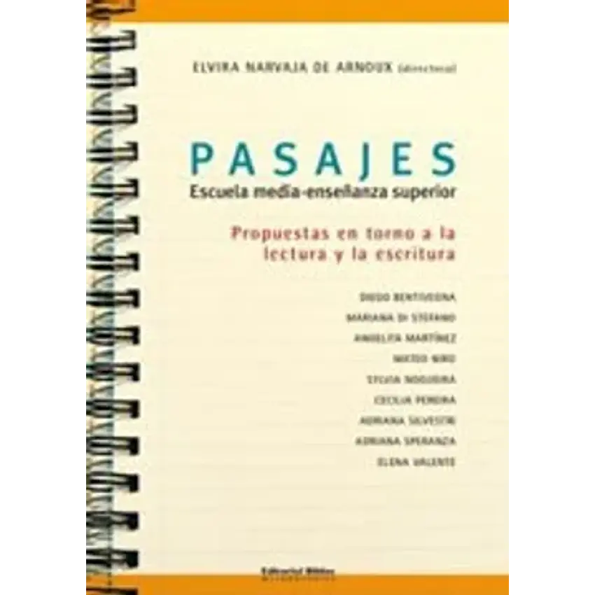Pasajes, escuela media-enseñanza superior (spanish edition) 1