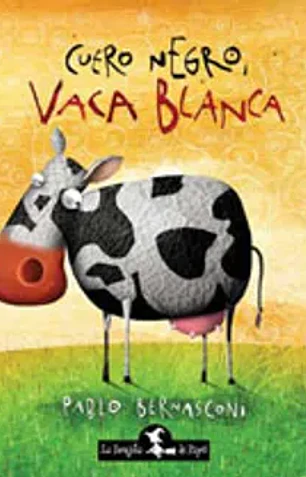 Cuero negro vaca blanca (td)