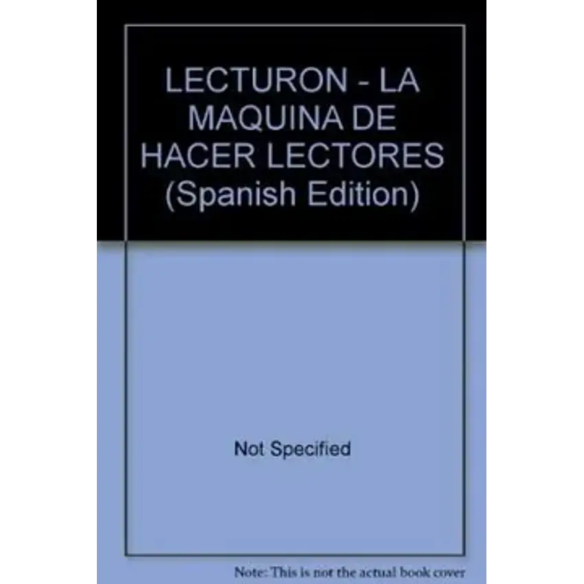 Lecturon, el II la maquina de hacer lectores 1