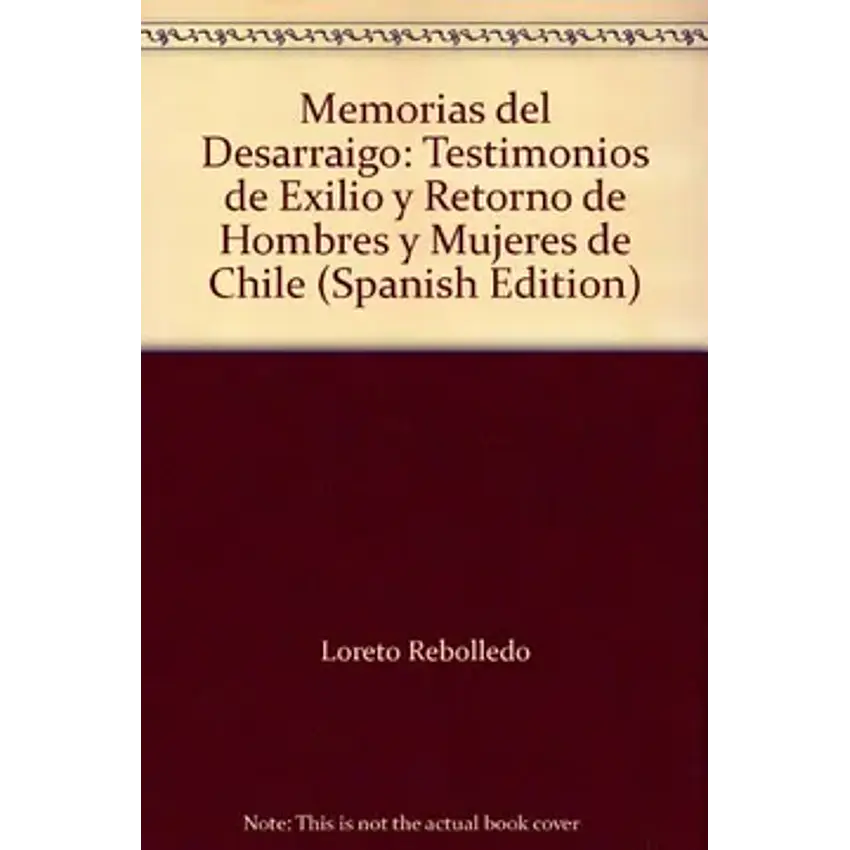 Memorias del desarraigo: testimonios 1