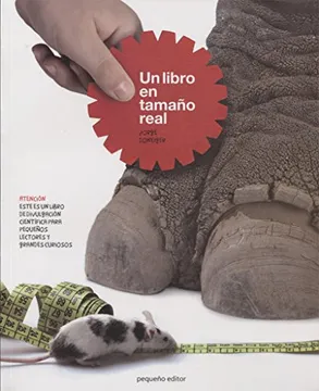 Un libro en tamaño real