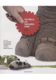 Un libro en tamaño real