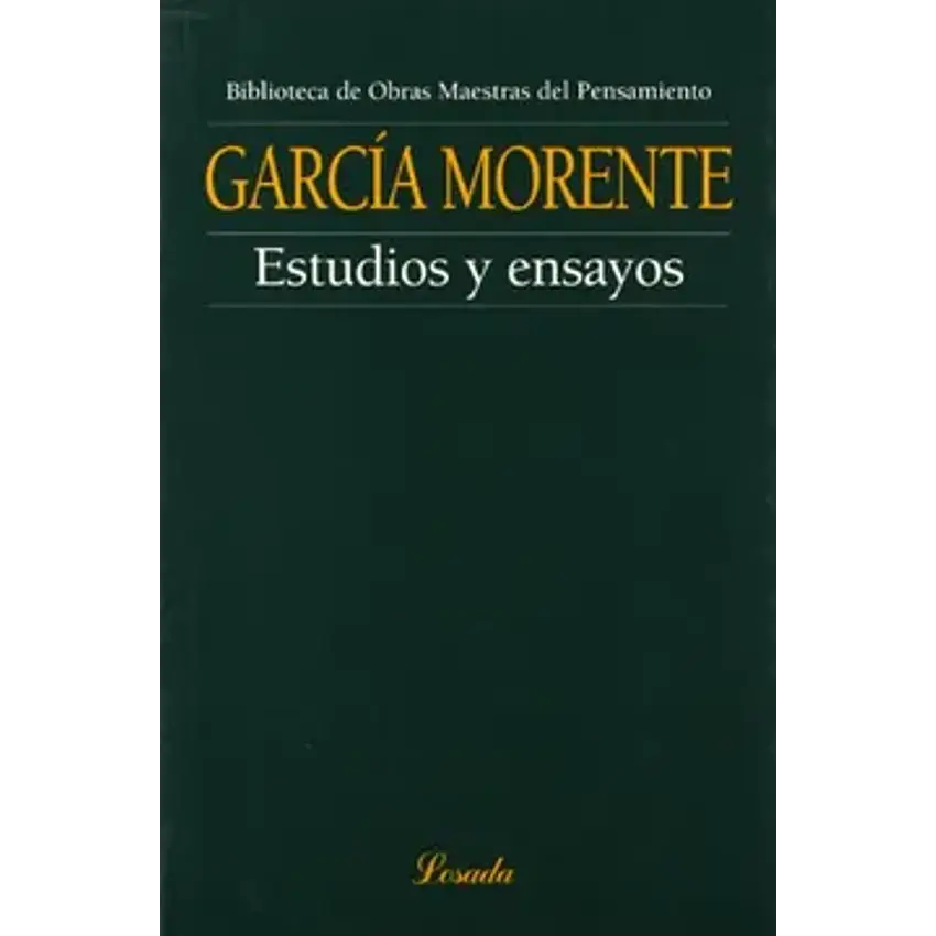 Estudios y ensayos 1