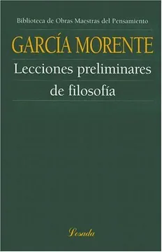 Lecciones preliminares de filosofía