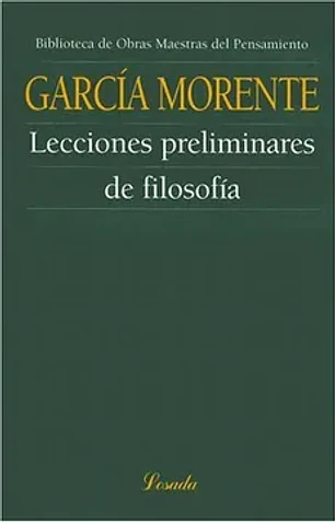 Lecciones preliminares de filosofía
