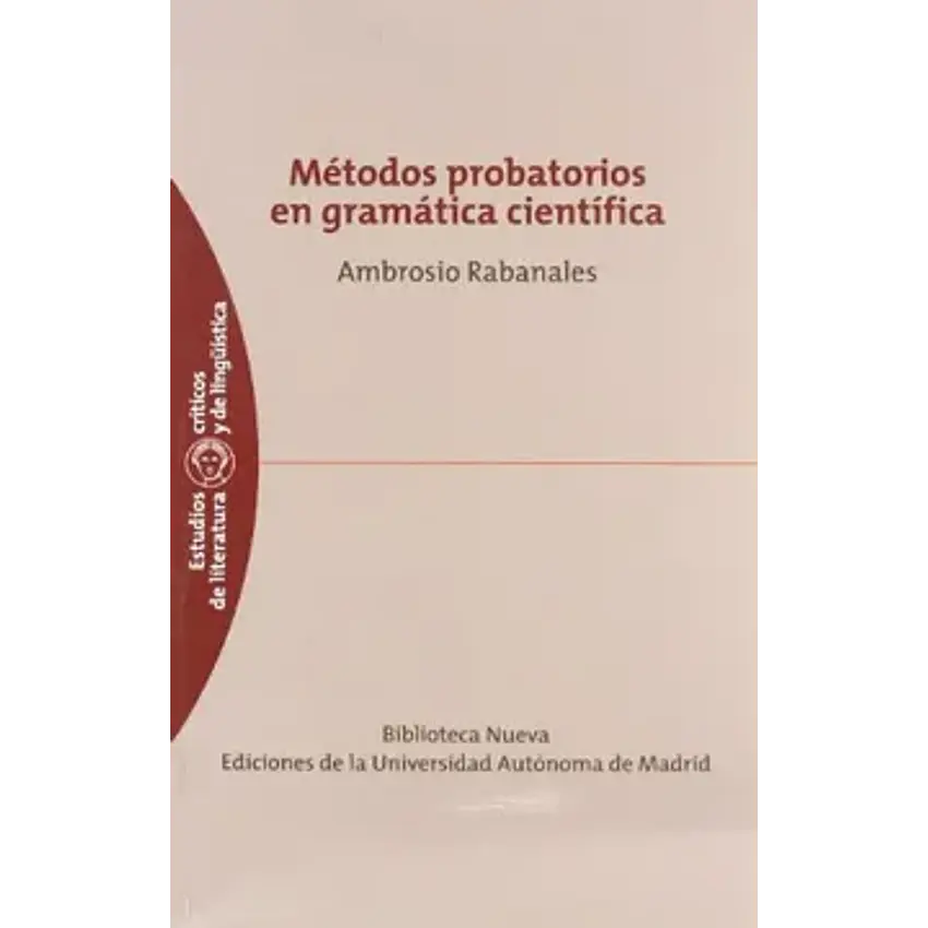 Métodos probatorios en gramática científica 1