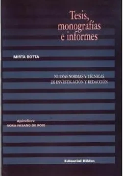 Tesis monografias e informes