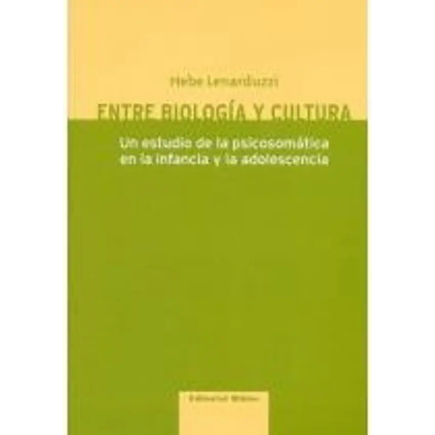 Entre biología y cultura 1