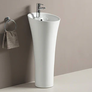 Lavatório Pedestal c/ furo para torneira