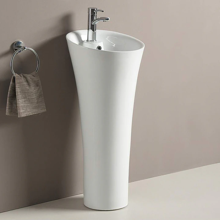 Lavatório Pedestal c/ furo para torneira 1