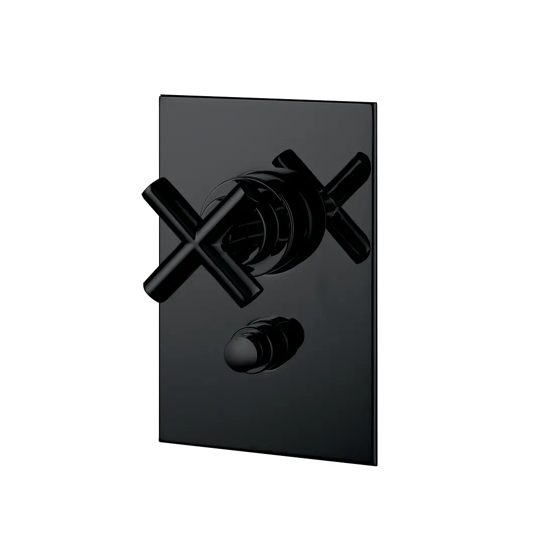 monocomando de duche - 2 funções XIK - PRETO MATE  1