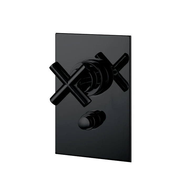 monocomando de duche - 2 funções XIK - PRETO MATE  1