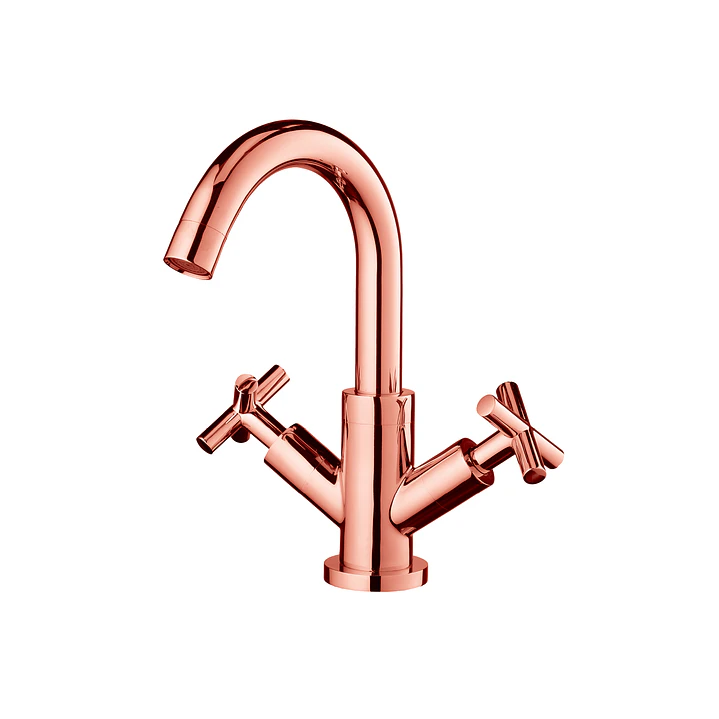 misturadora de lavatório XIK  - ROSA GOLD  1