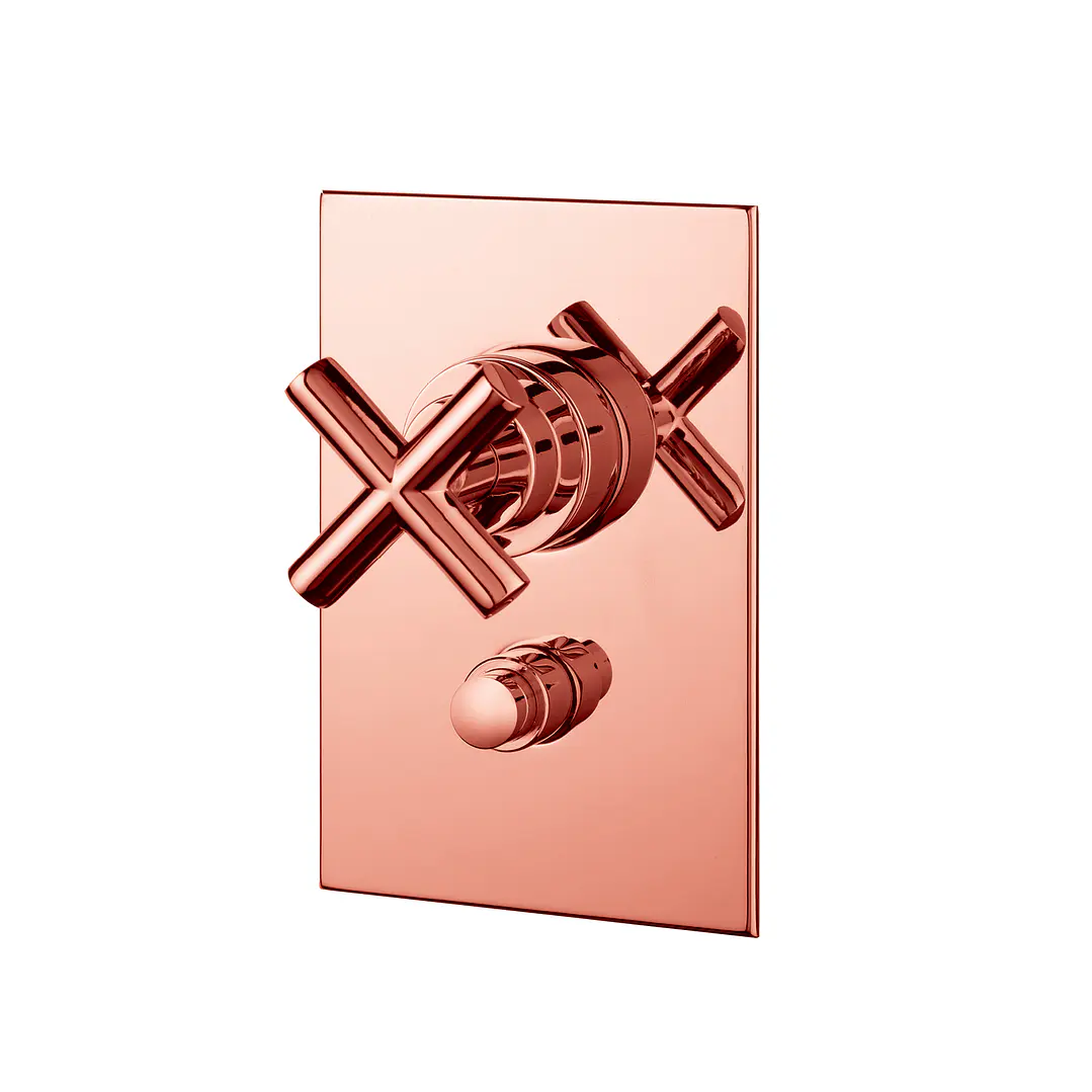 monocomando de duche - 2 funções XIK  - ROSA GOLD  1