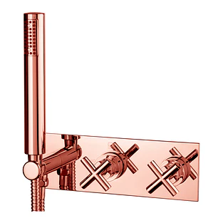 monocomando de duche de encastre XIK  - ROSA GOLD 