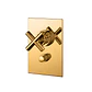 monocomando de duche - 2 funções XIK - GOLD - Thumbnail 1