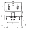 Estrutura para bidé Sanitarblock