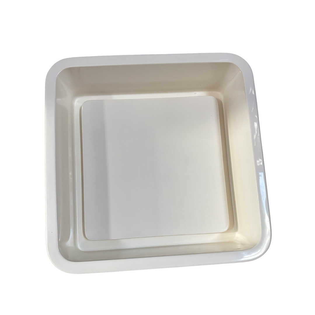 Lavatório branco 40.5 x 40.5 x 15 2