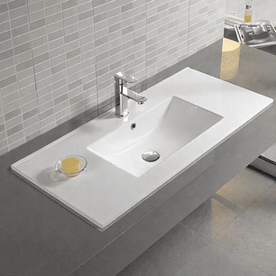 Lavatório em cerâmica 120cm