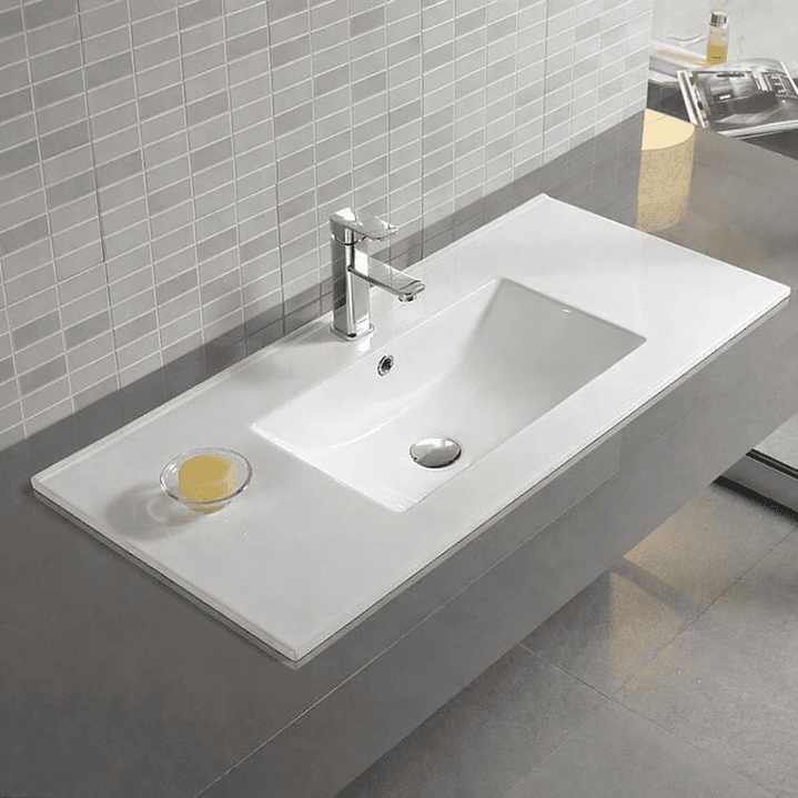 Lavatório em cerâmica 120cm 1