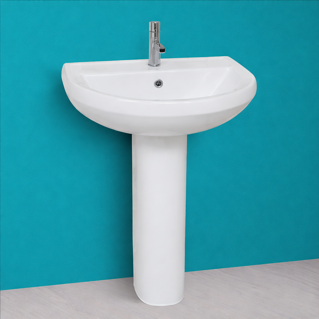 Lavatório City com coluna 1