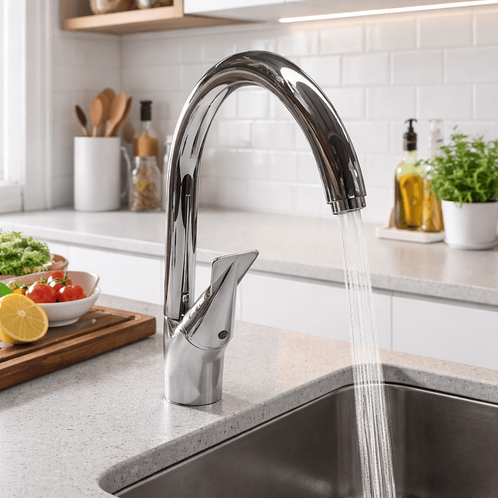 Monocomando de Banca Cromado TRES 1