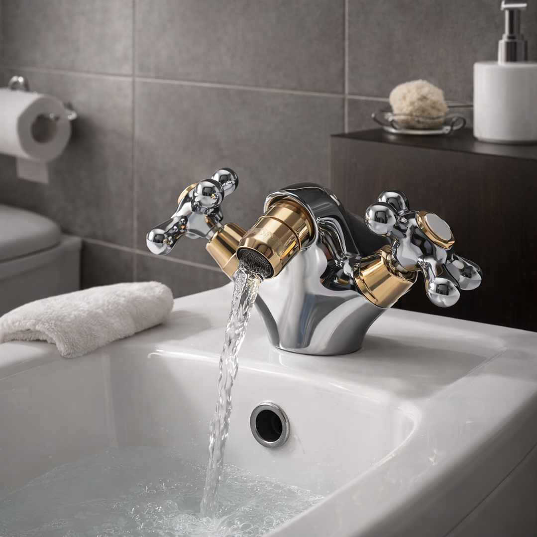 Misturadora Armony Ouro de bidé 1