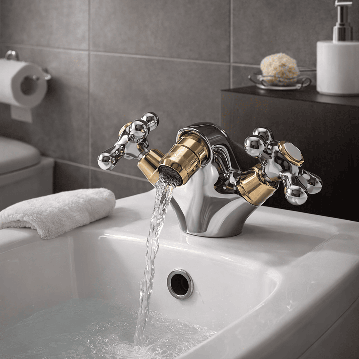 Misturadora Armony Ouro de bidé 1