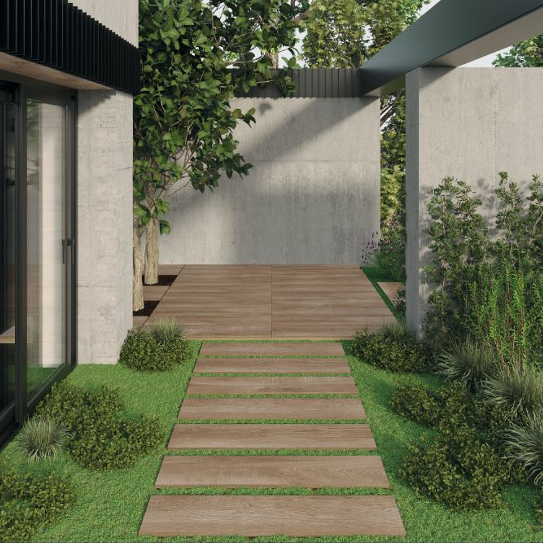 PORCELÂNICO EXT - TREND WOOD OAK, 30X120X2 - ANTIDERRAPANTE 1